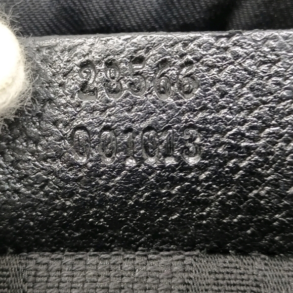 Gucci Black GG Monogram W/ Silver Hardware Waist/Bum Unisex Bag (EUC)COA✨️🖤🩶✨️ - Picture 8 of 9